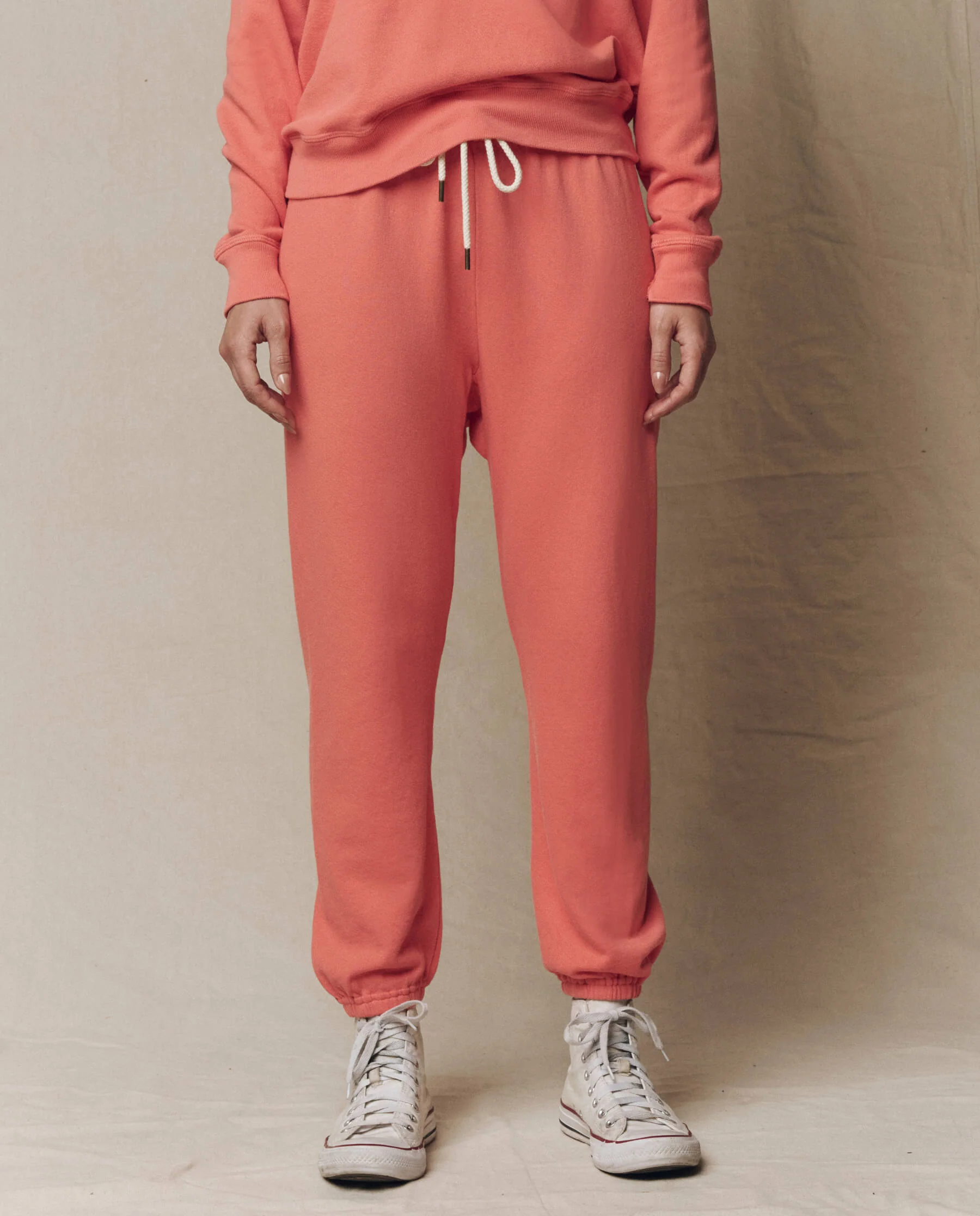 The Stadium Sweatpant. Solid -- Guava