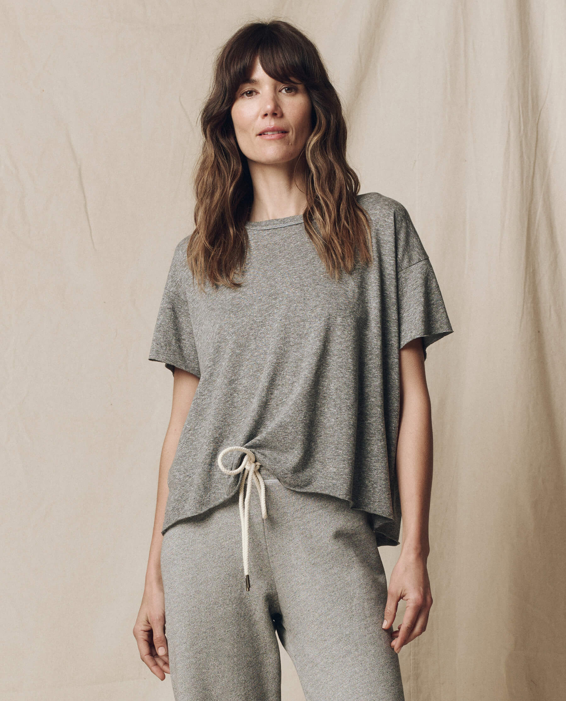 3521-the-crop-tee.-solid-heather-grey-1.jpg The Crop Tee. Solid -- Heather Grey