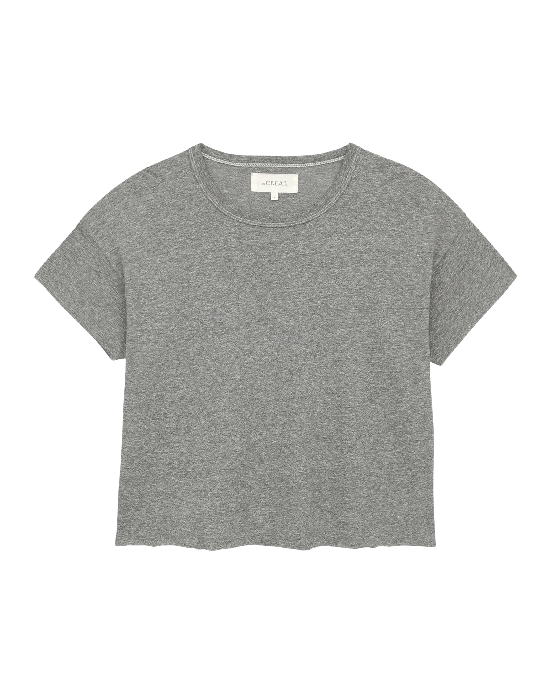 3521-the-crop-tee.-solid-heather-grey-5.webp The Crop Tee. Solid -- Heather Grey