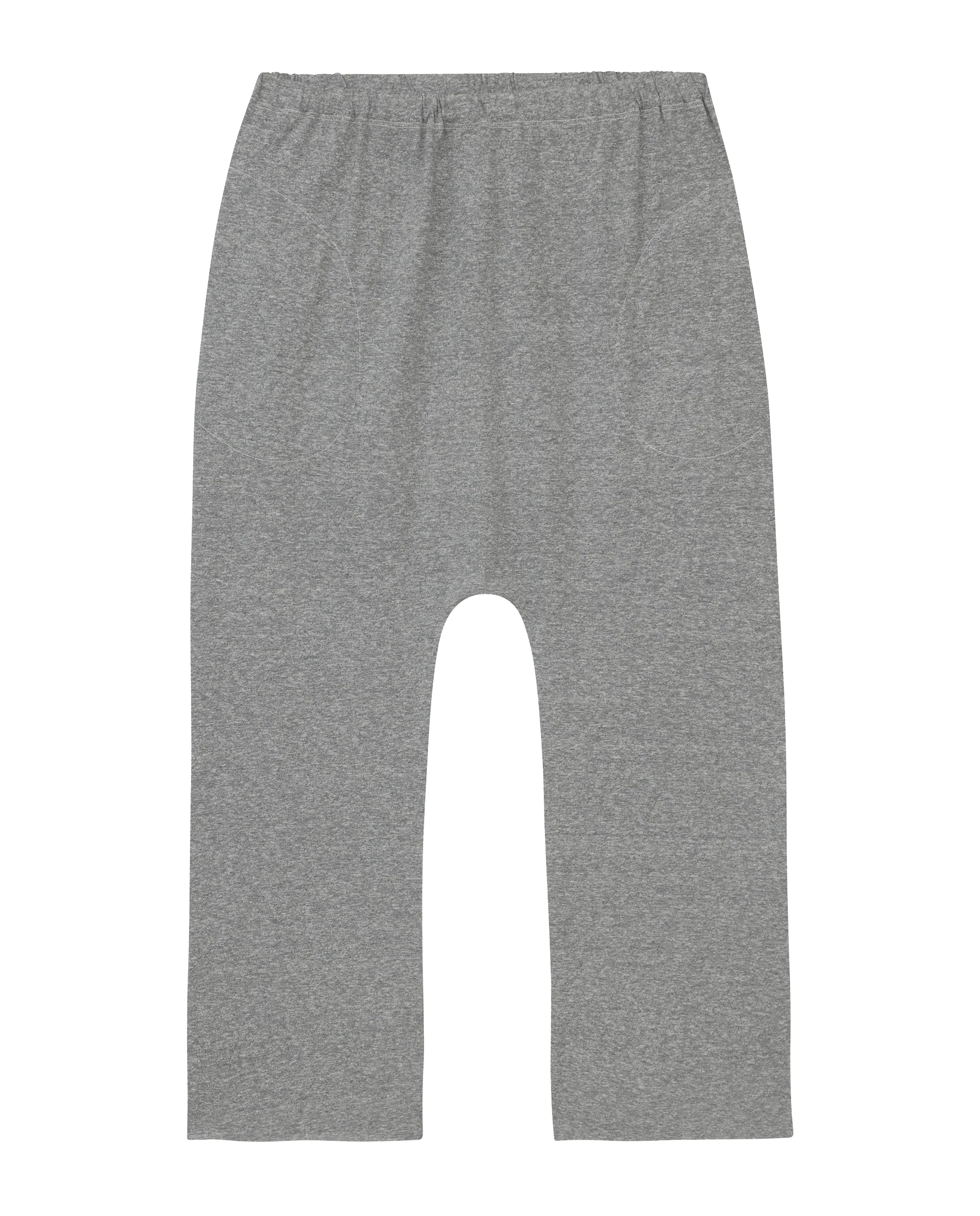 The Jersey Crop Pant. -- Heather Grey