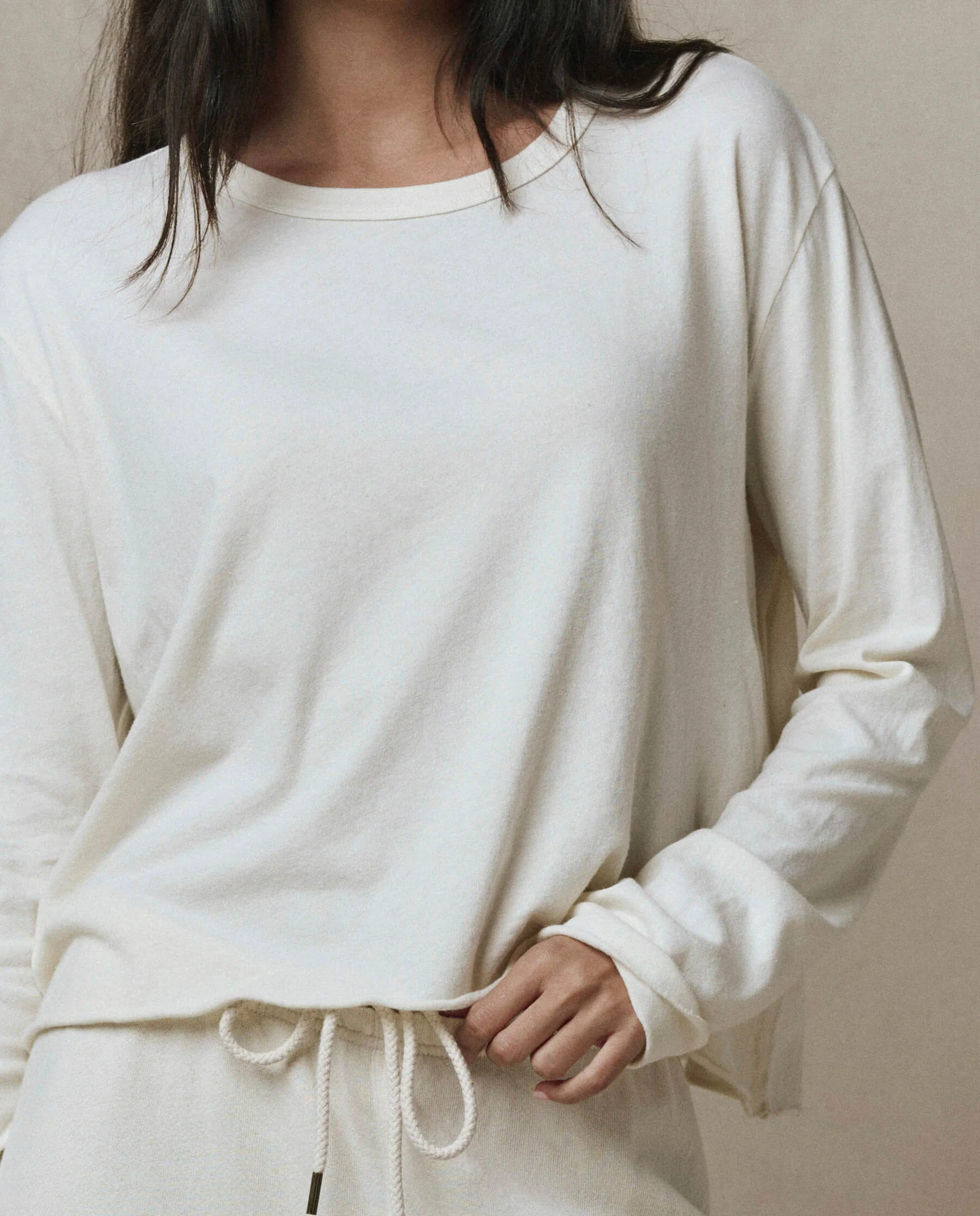 3600-the-long-sleeve-crop-tee.-washed-white-4.webp The Long Sleeve Crop Tee. -- Washed White
