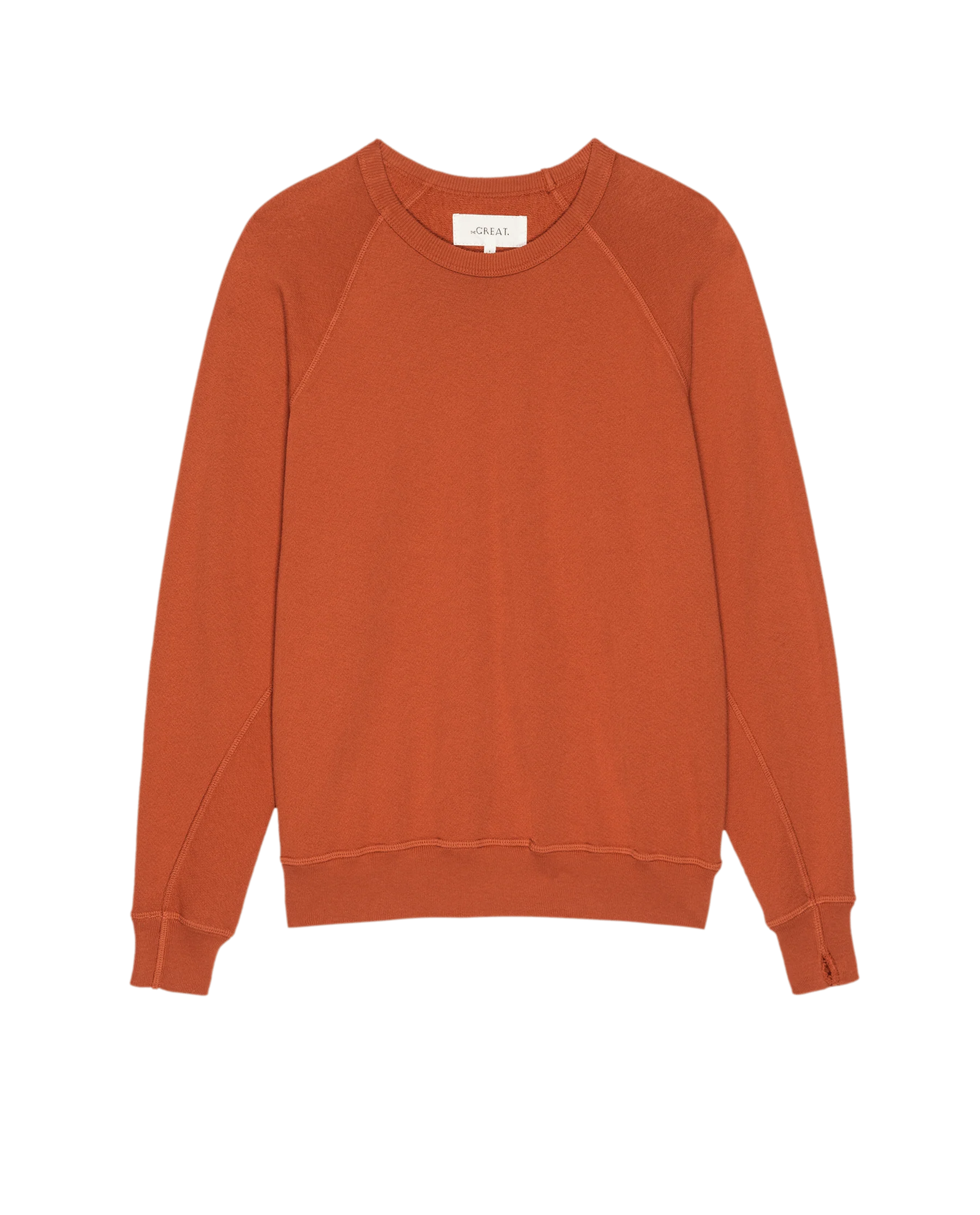 The College Sweatshirt. Solid -- Desert Clay