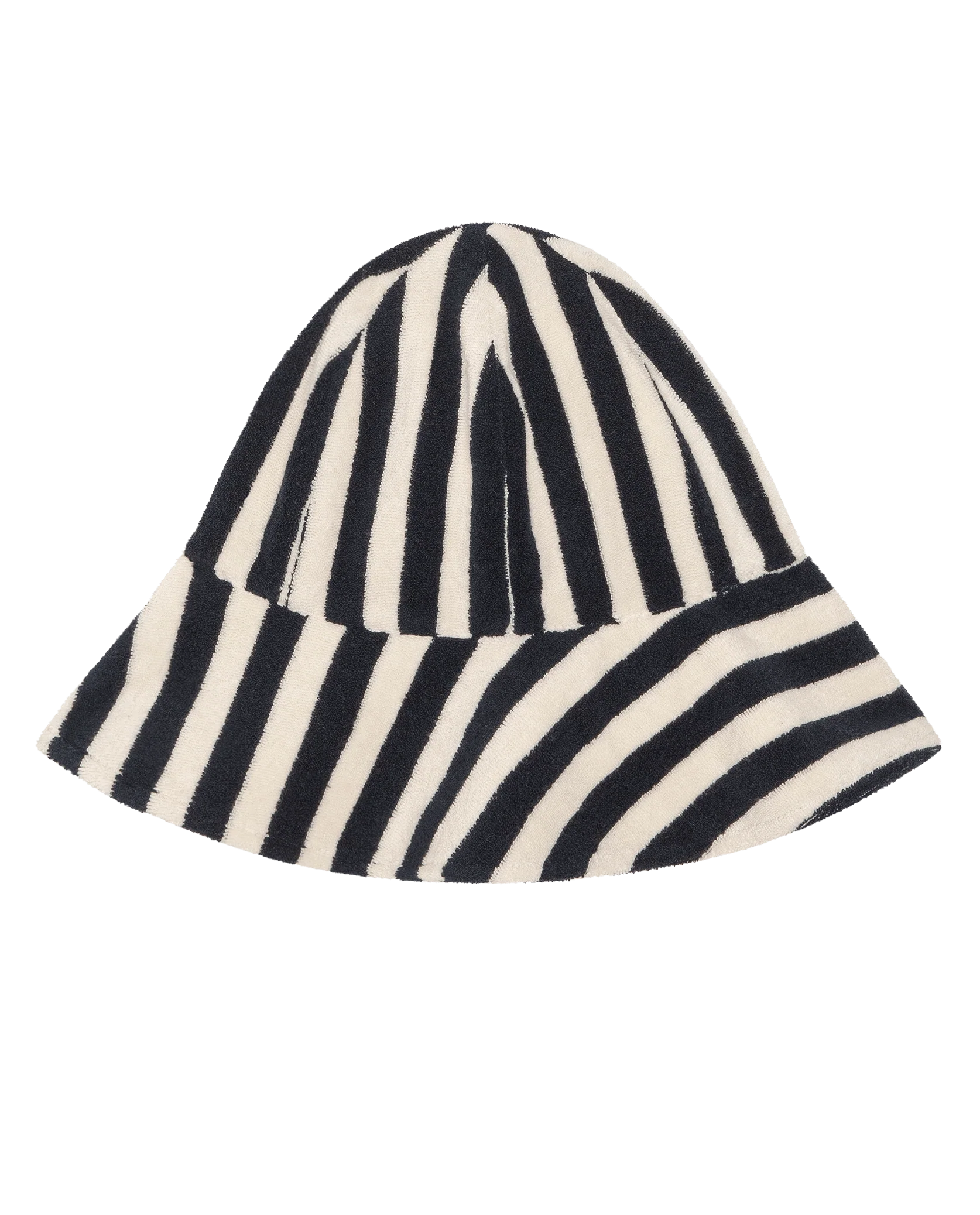The Bucket Hat. -- Navy Shoreside Stripe