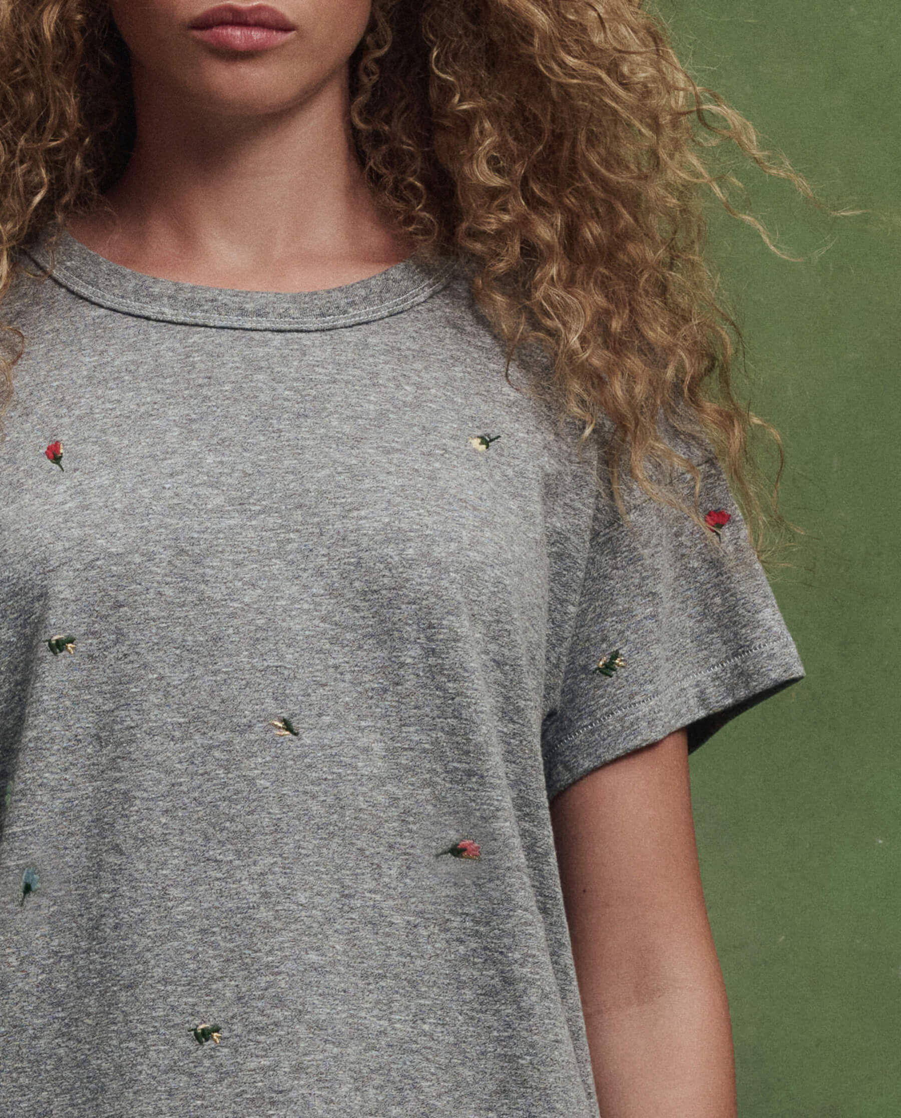 418-the-boxy-crew-w-tossed-floral-embroidery.-heather-grey-1.jpg The Boxy Crew w/ Tossed Floral Embroidery. -- Heather Grey