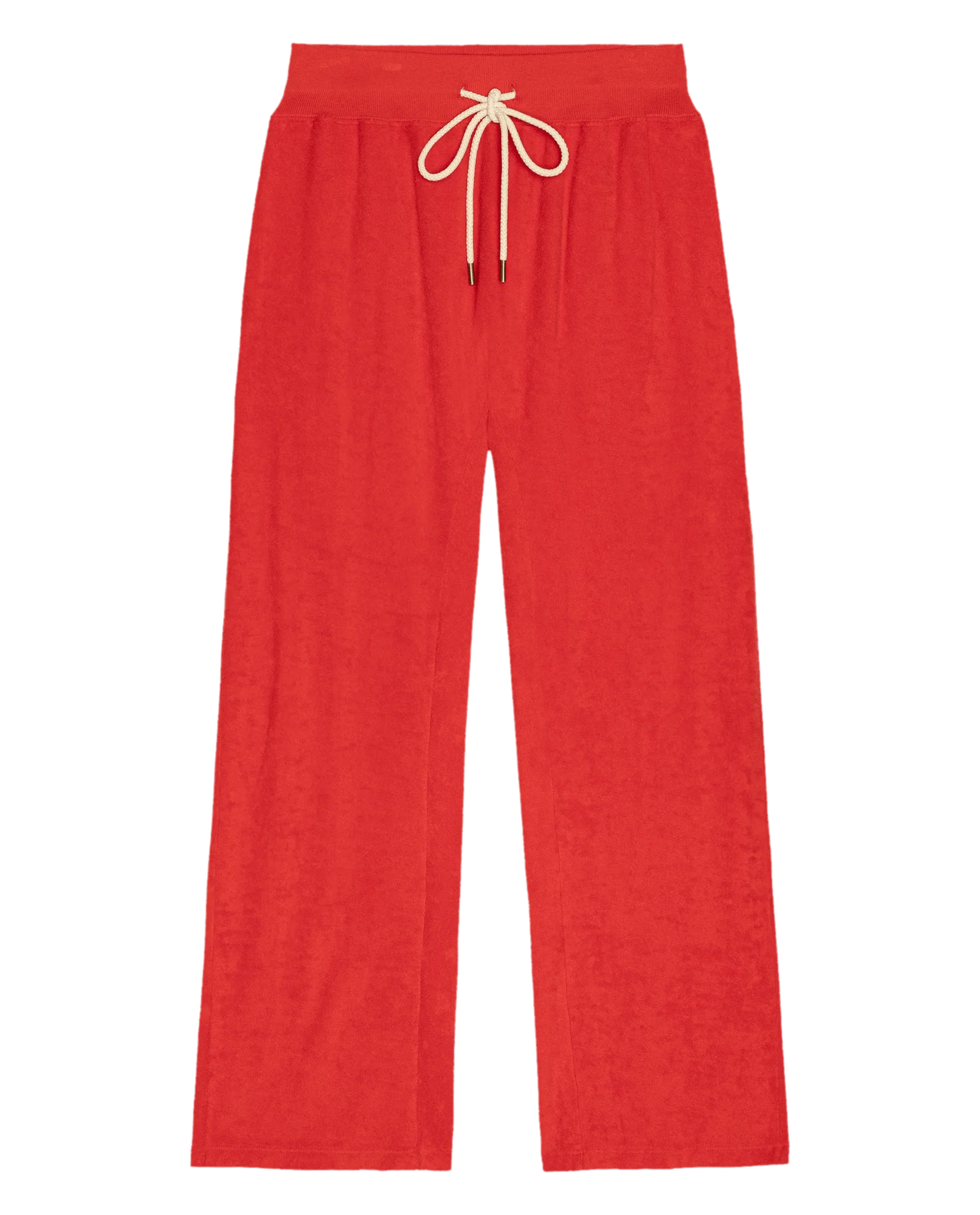 The Micro Terry Horseshoe Sweatpant. -- Pimento