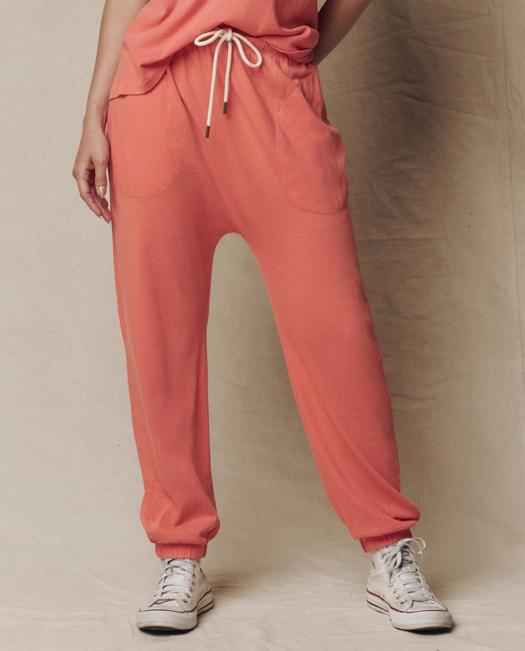 The Jersey Jogger Pant. -- Guava