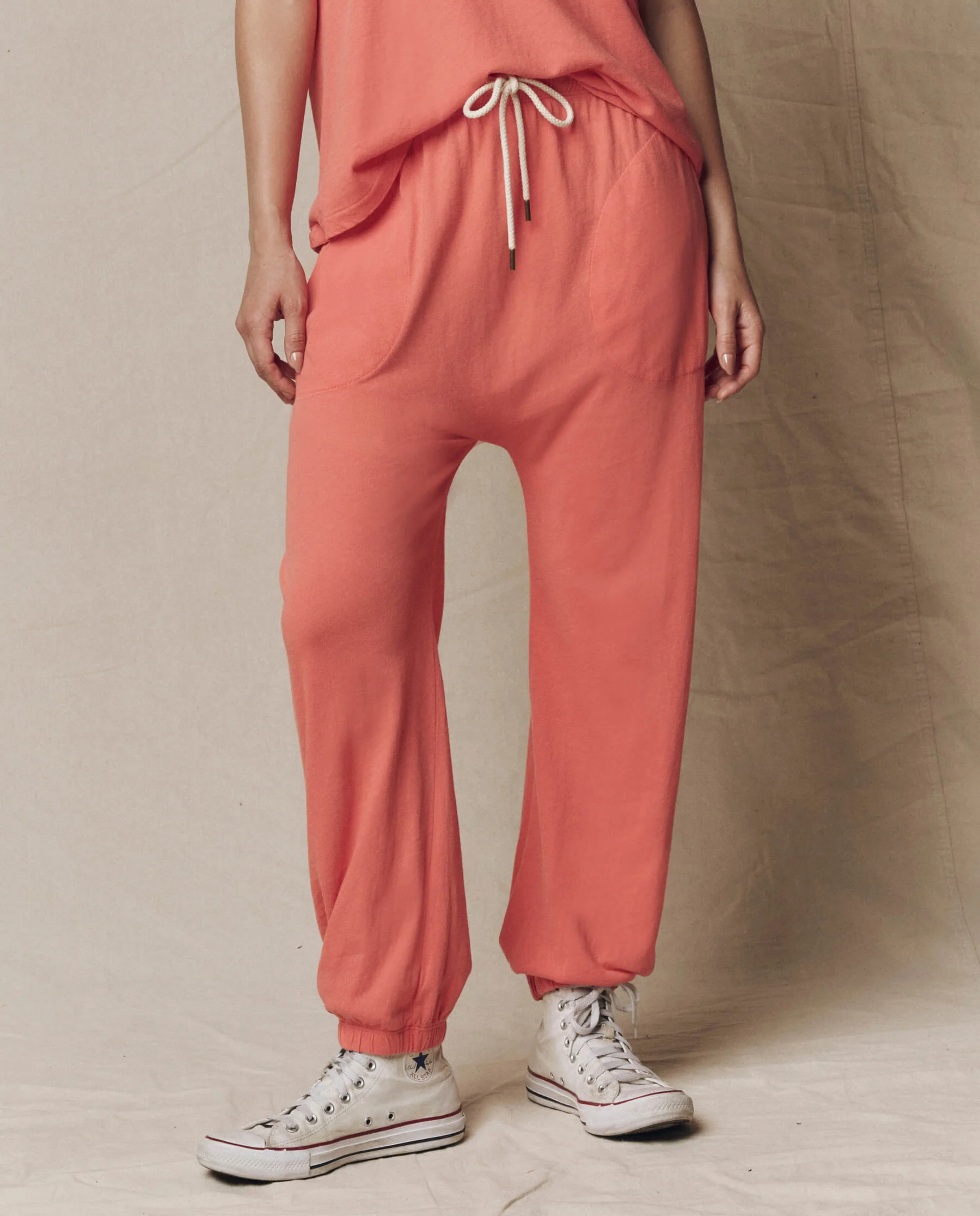 The Jersey Jogger Pant. -- Guava