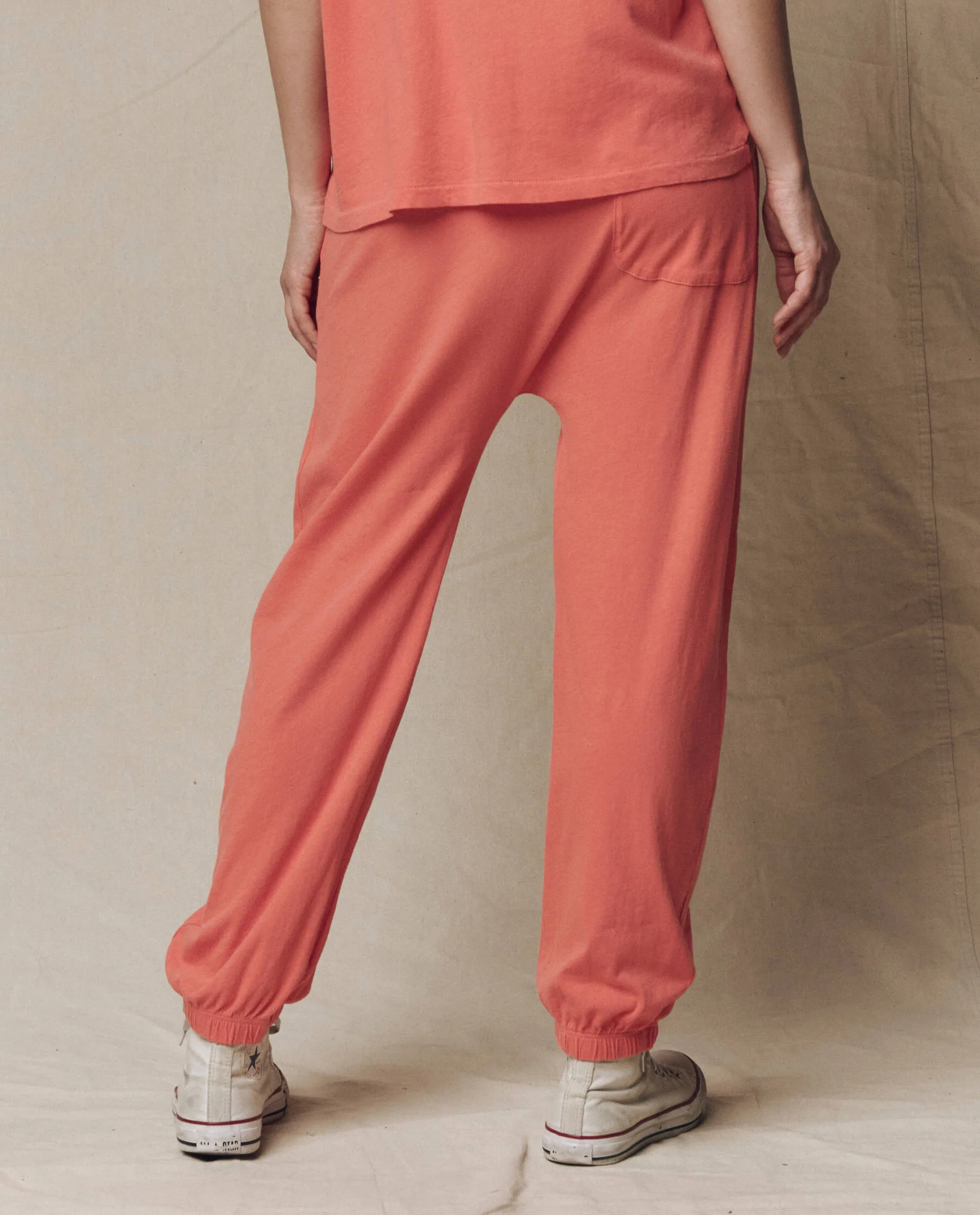 The Jersey Jogger Pant. -- Guava