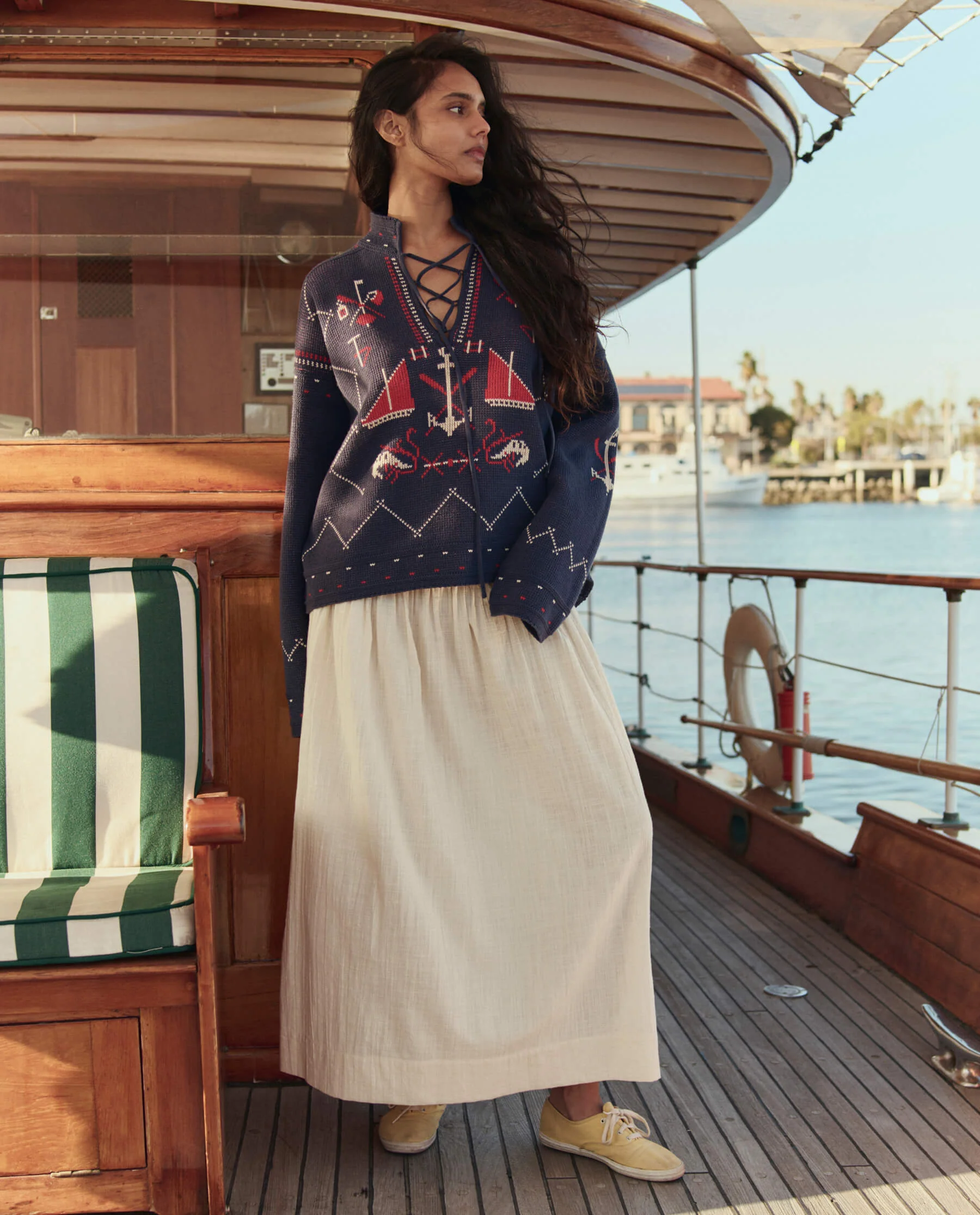 The Viola Skirt. -- Natural