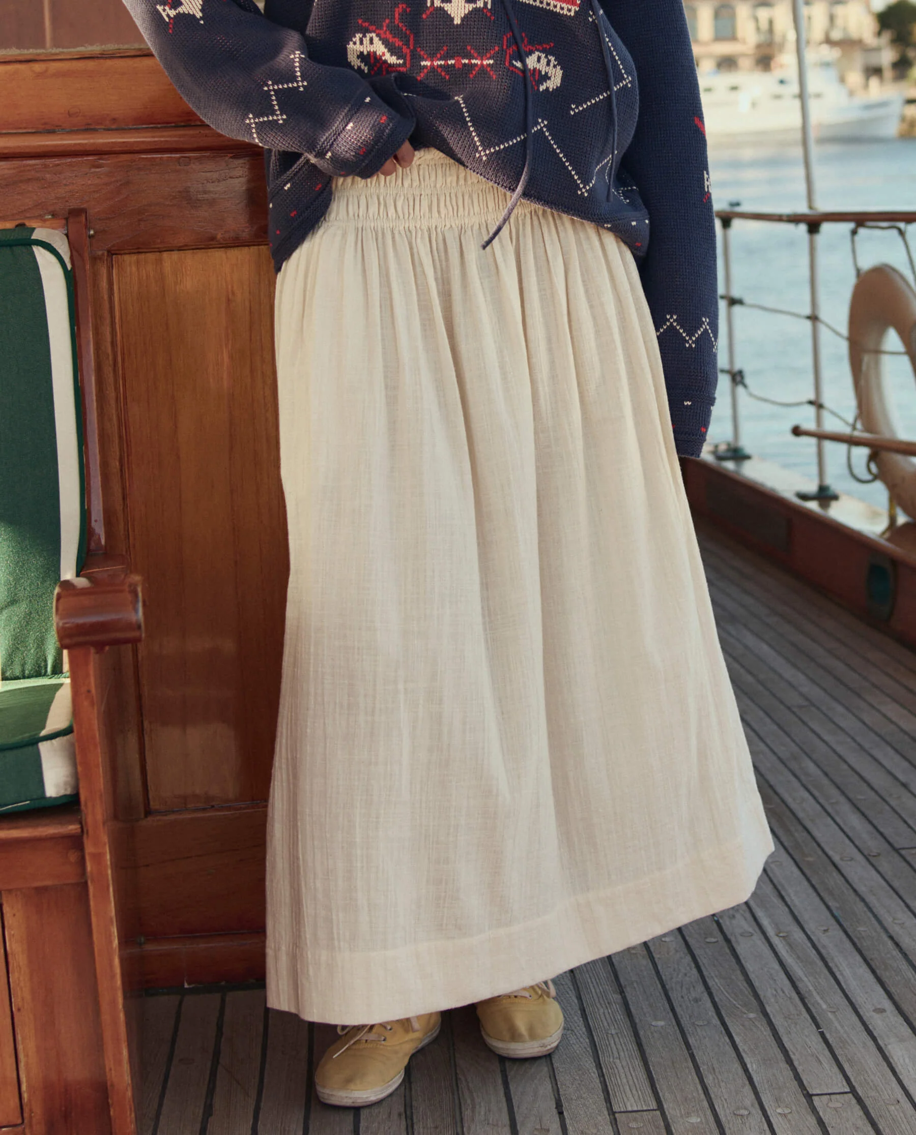 The Viola Skirt. -- Natural