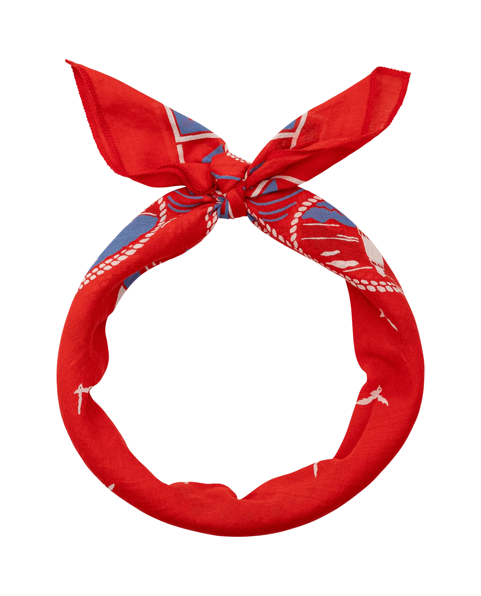 The Sailboat Bandana. -- Red
