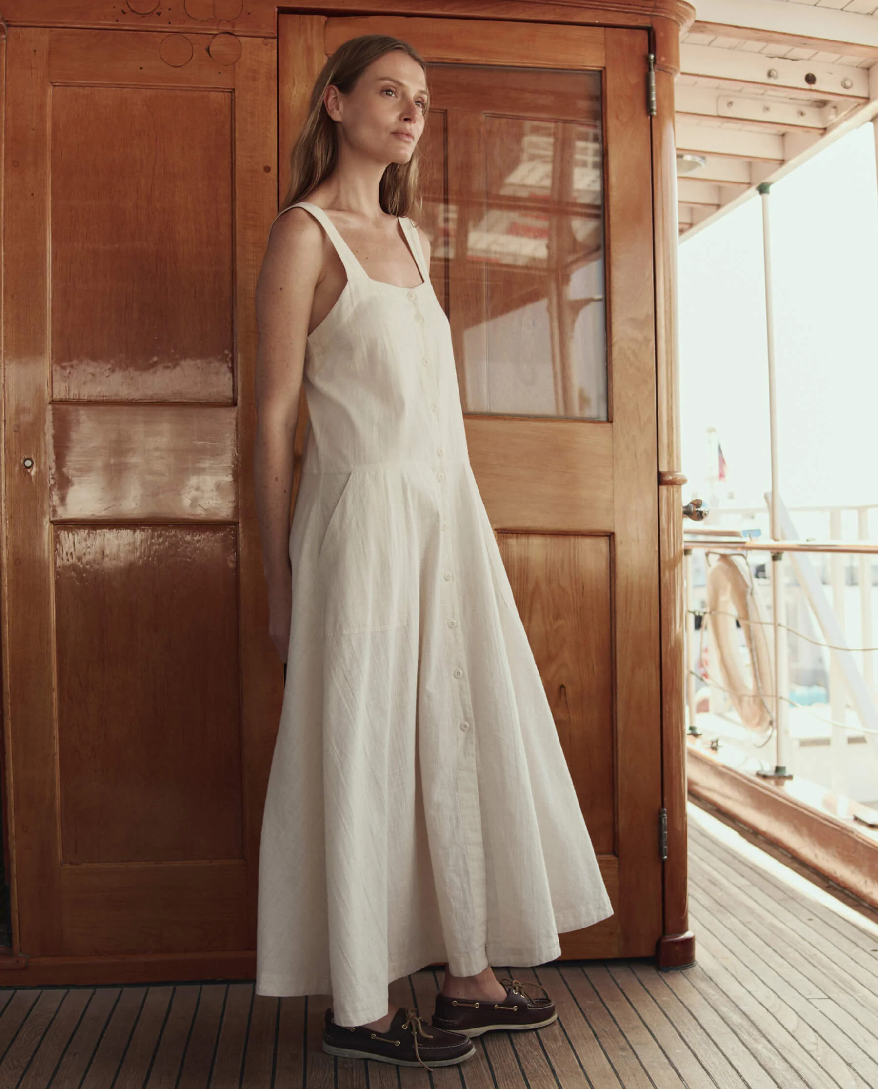 The Apron Dress. -- Natural