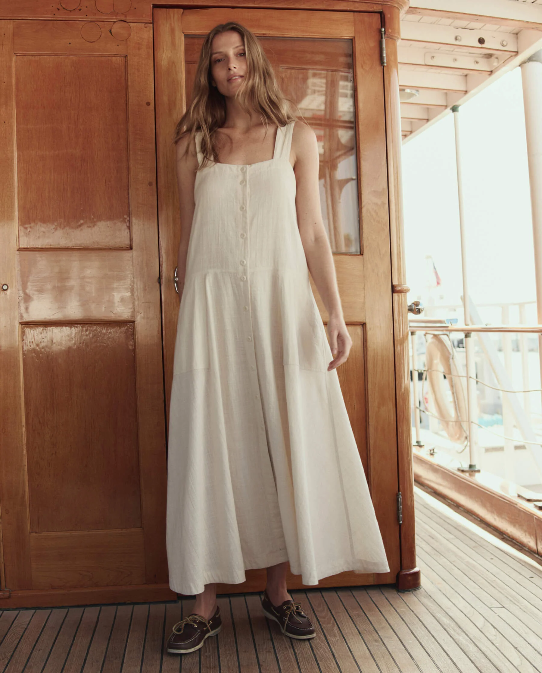 The Apron Dress. -- Natural