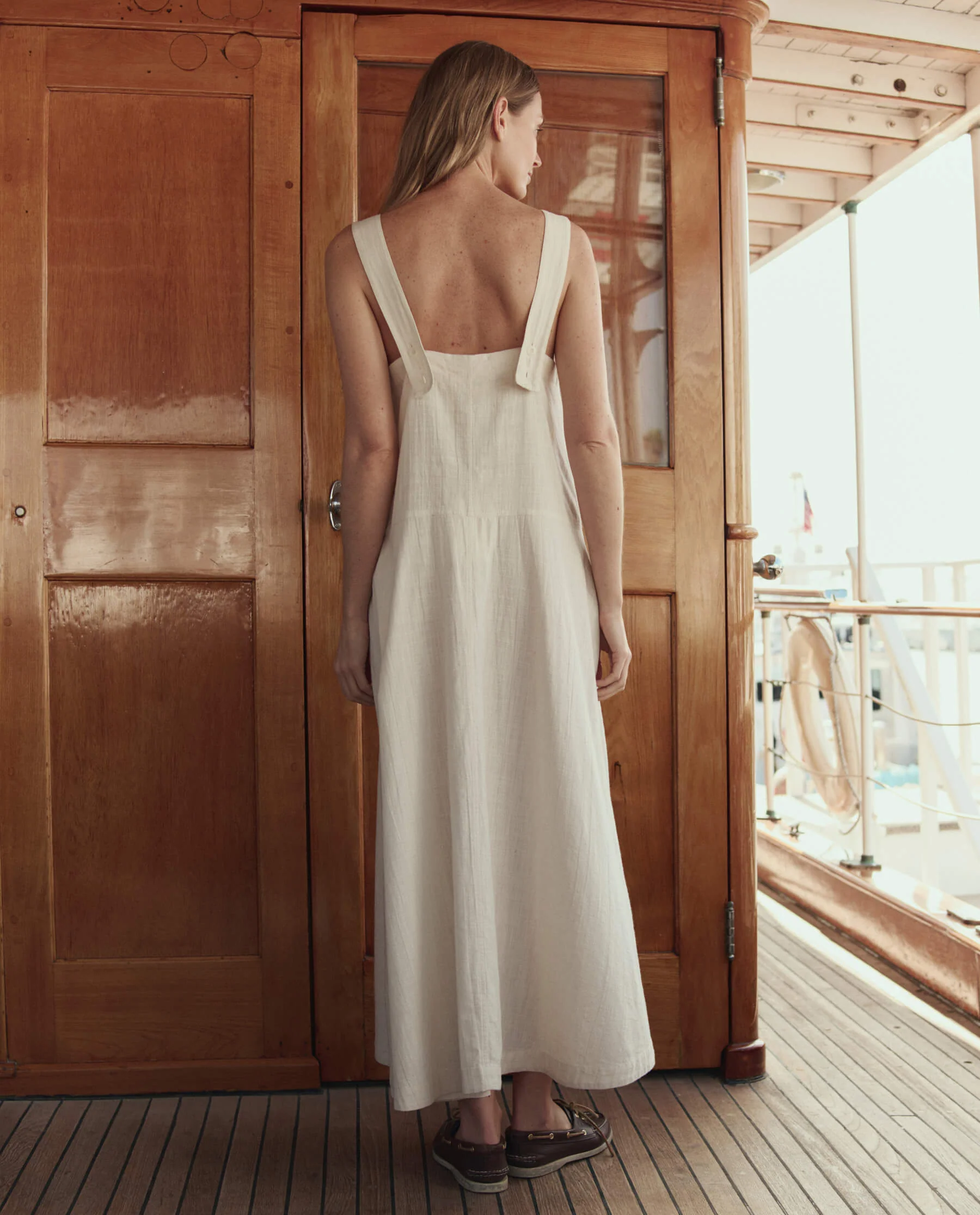 The Apron Dress. -- Natural