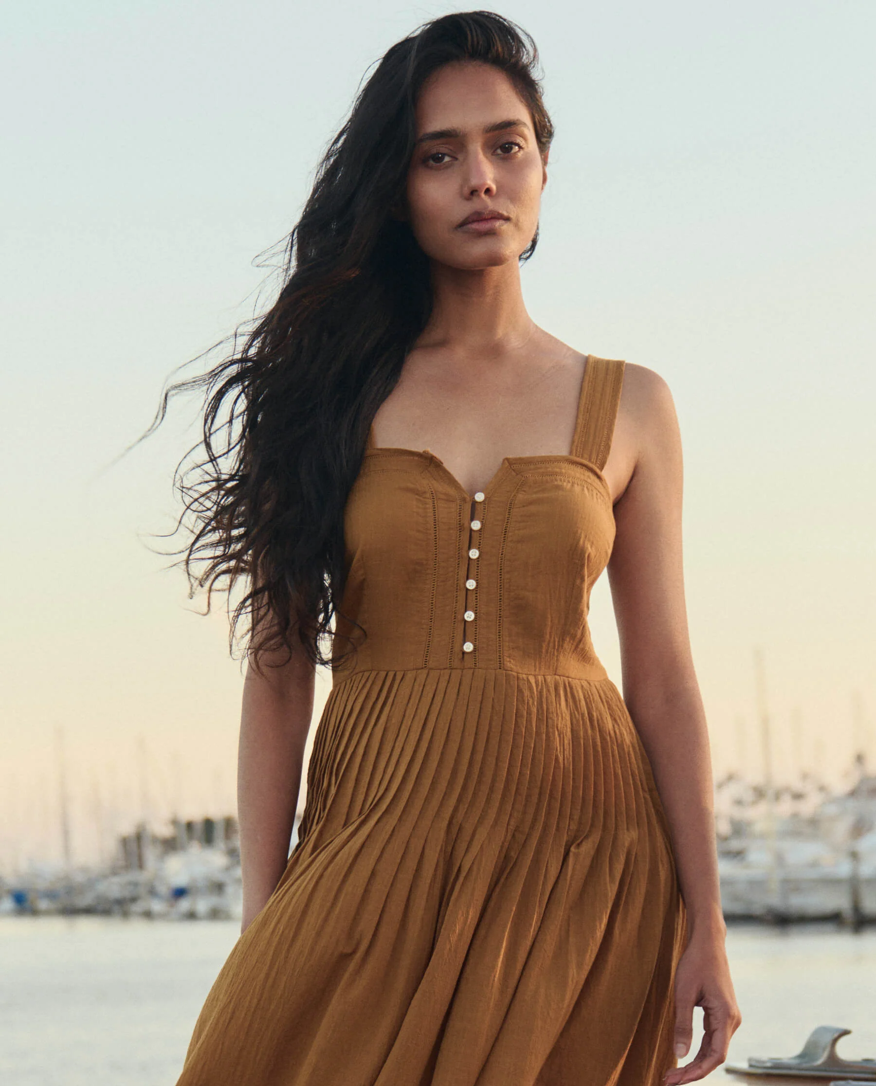 The Day Break Dress. -- Clay