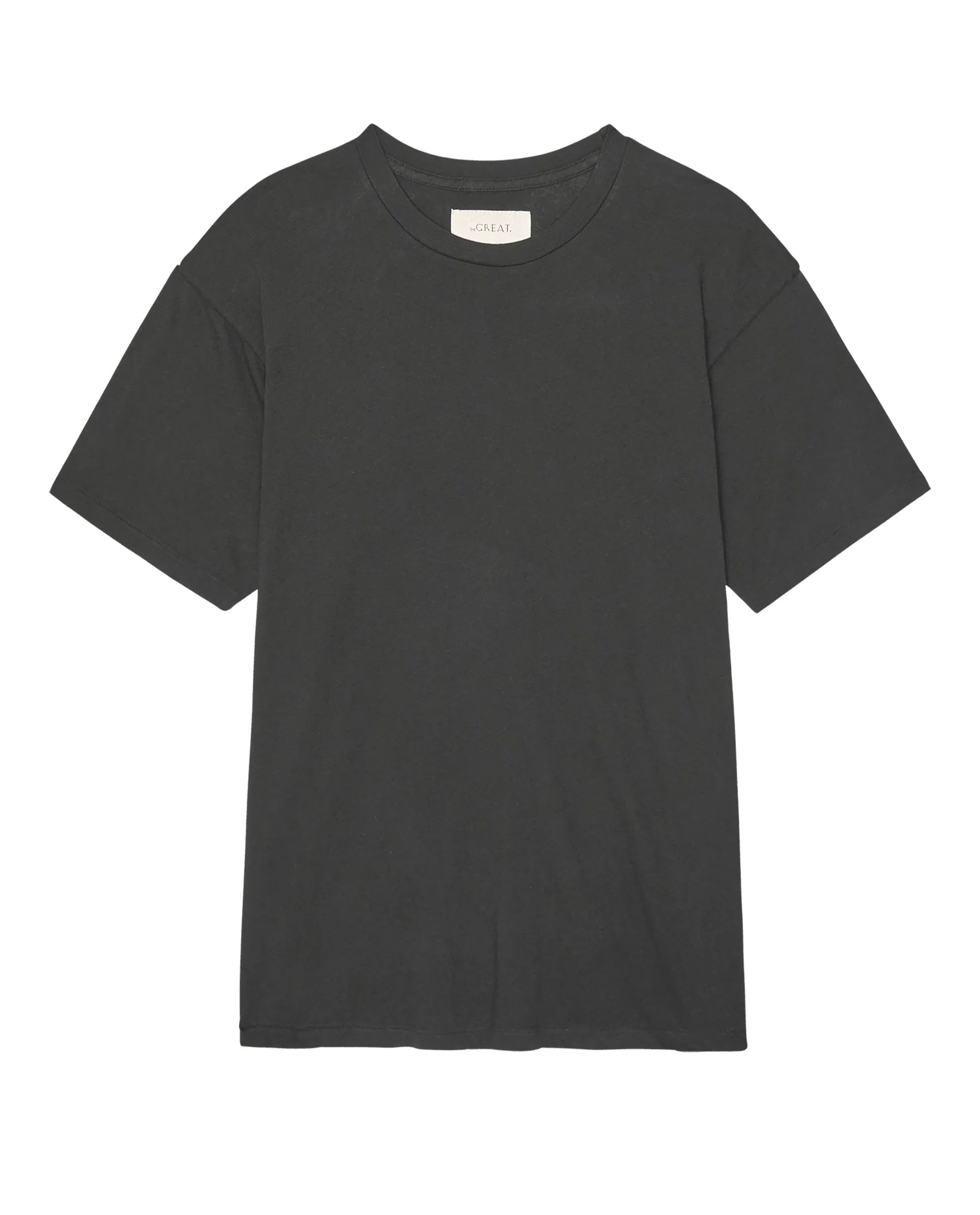 The Slouchy Crew Tee. -- Almost Black