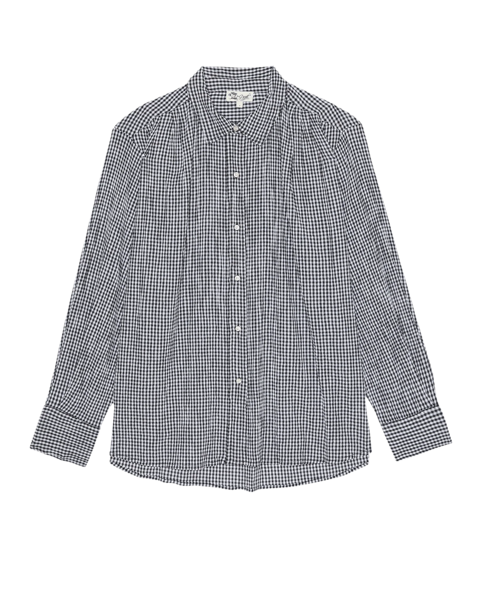The Cove Shirt. -- Black And Cream Check