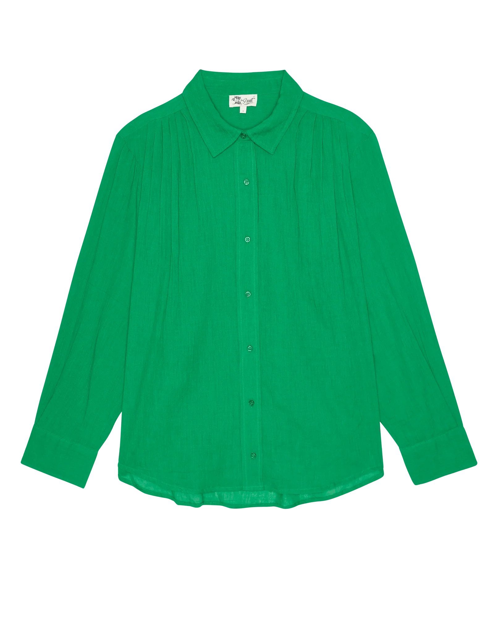 The Cove Shirt. -- Bright Sprig