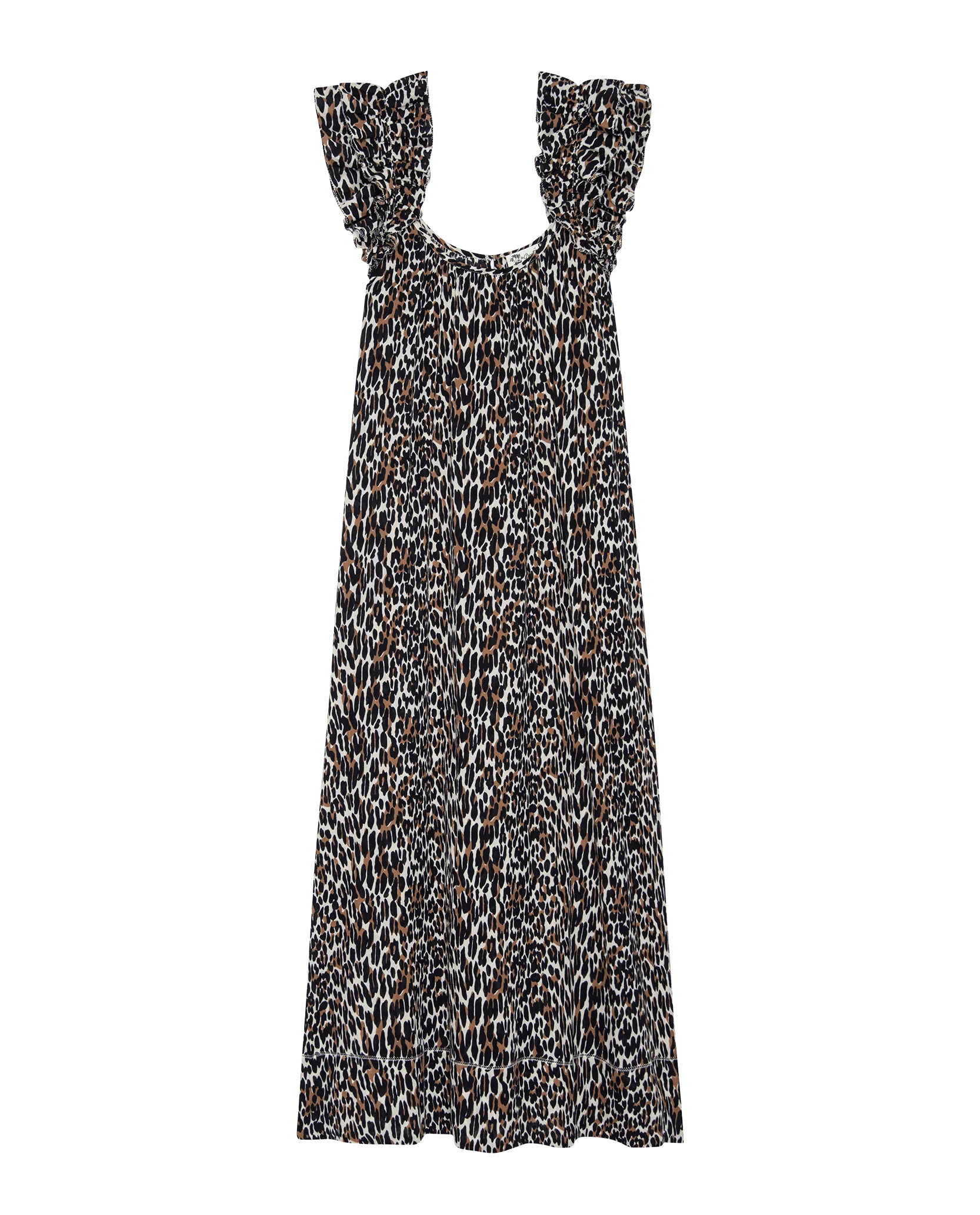 The Ruffle Coverup. -- Leopard
