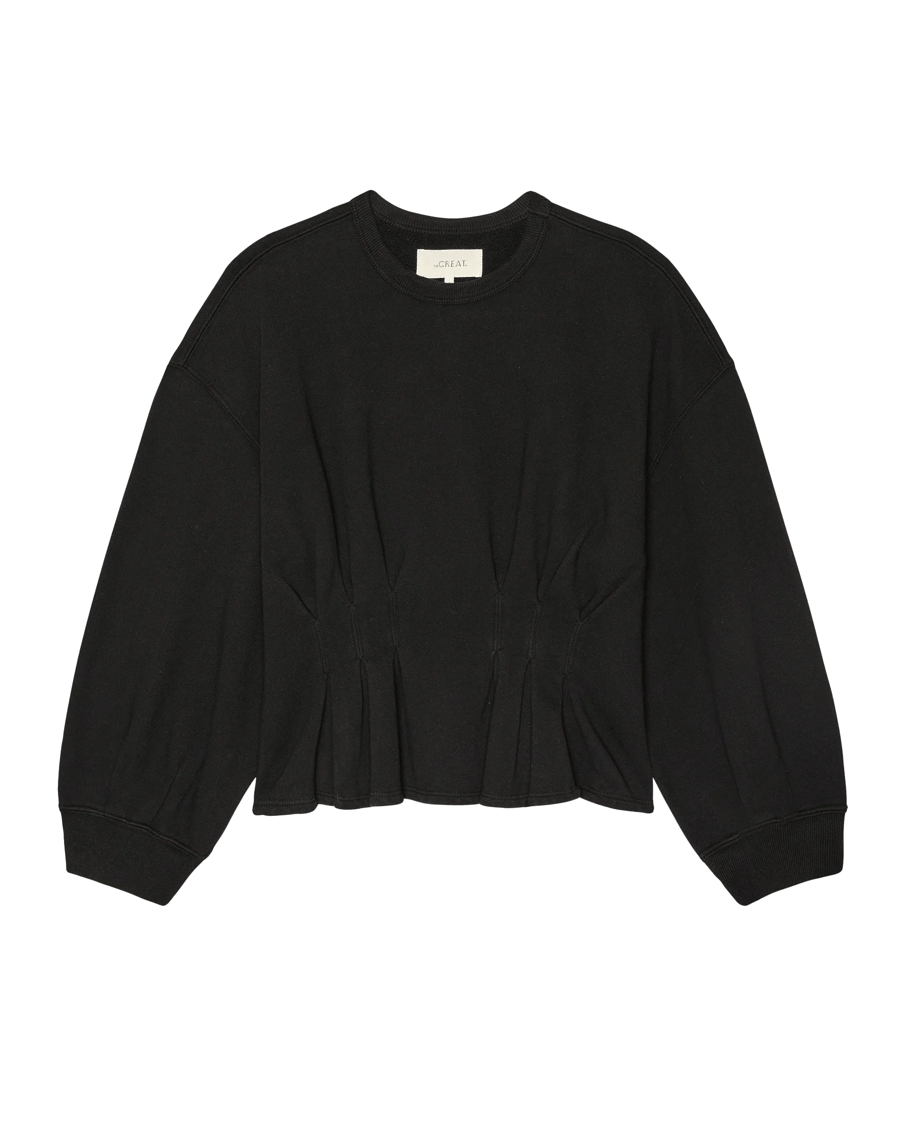 978-the-slouchy-corset-sweatshirt.-true-black-5.webp The Slouchy Corset Sweatshirt. -- True Black