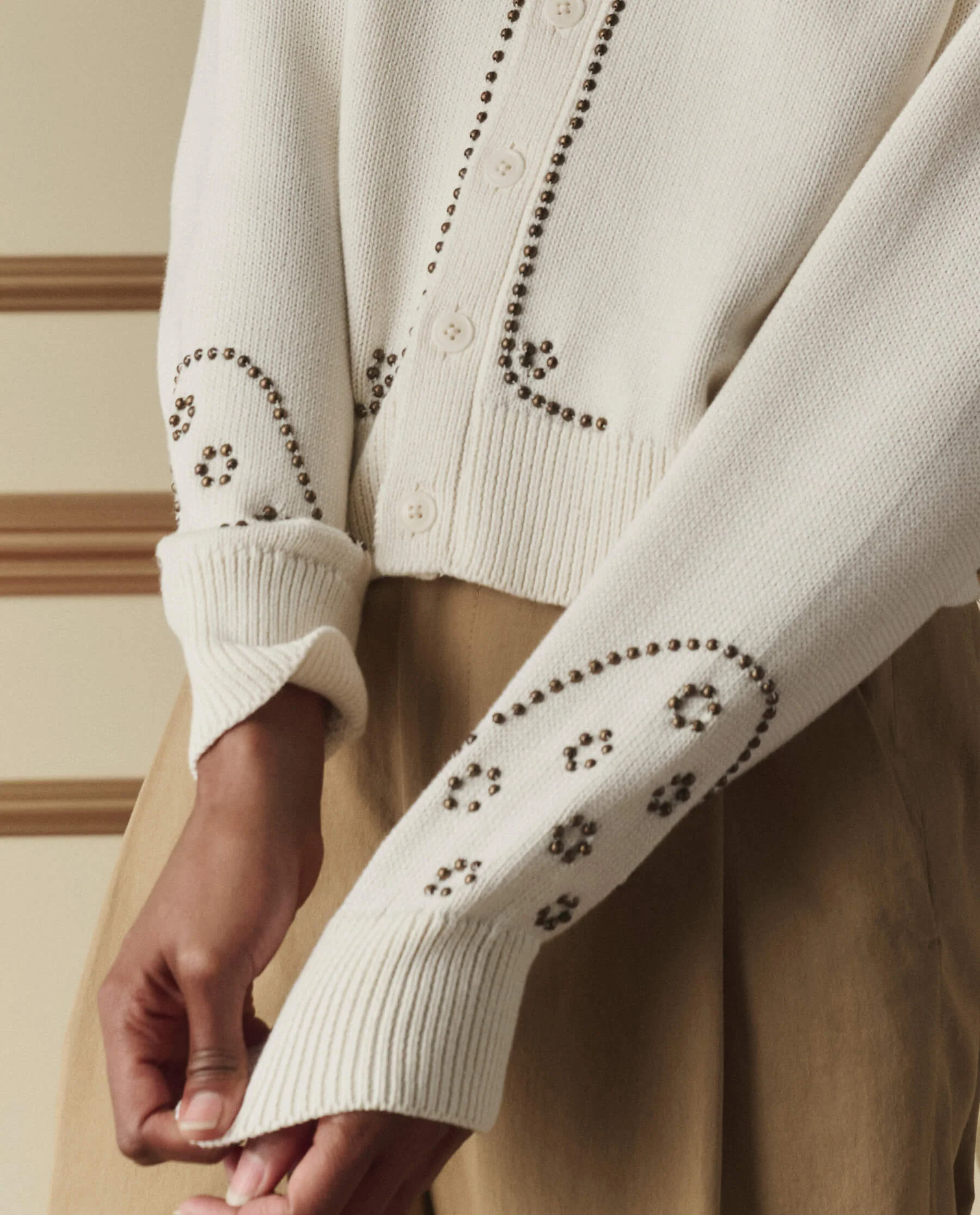 993-the-studded-cardigan.-natural-3.webp The Studded Cardigan. -- Natural